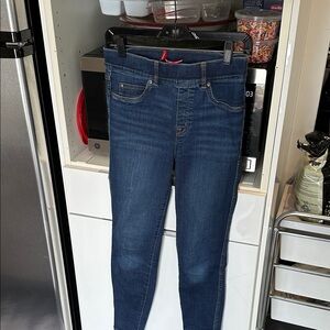 Spanx Dark Blue Women’s Stretch Skinny Jeans fits med too